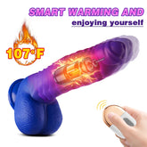 Caterzilla - 9 Inch Dynamic Heating & Thrusting Vibrating Dildo